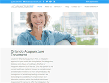 Tablet Screenshot of acupuncturefit.com